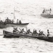 Il Venezia ha appena vinto il Palio Marinaro 1979.