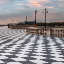 Panoramica della Terrazza Mascagni, Livorno.