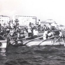 Il Pontino vince il Palio Marinaro del 1966.